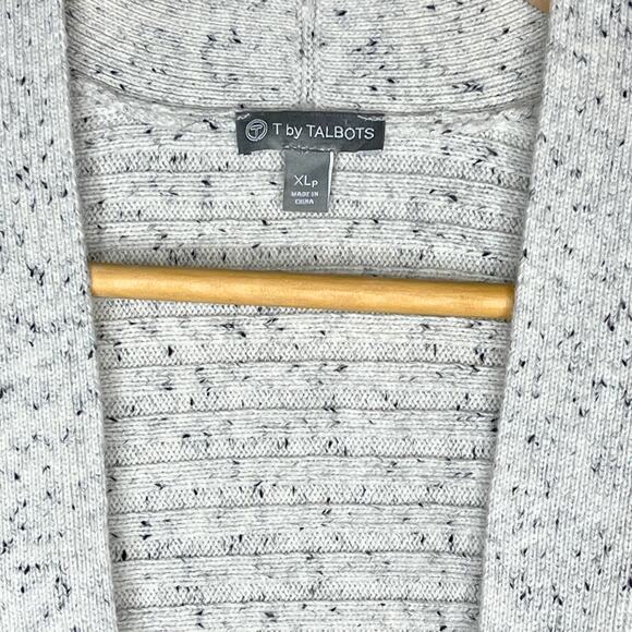 T by Talbots Open Front Cardigan Sweater Size XL Petite - Picture 3 of 7